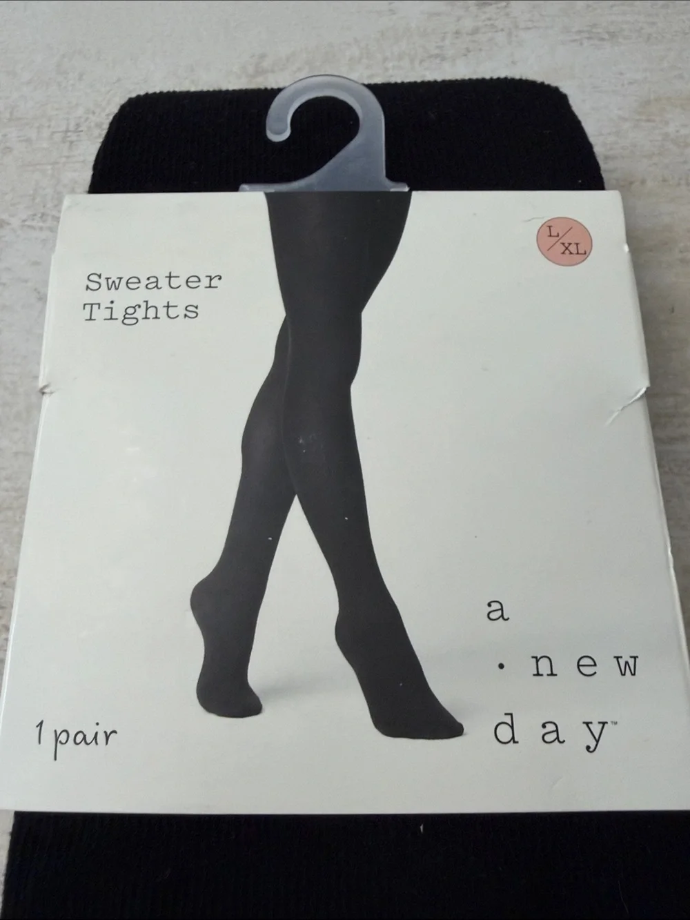 a new day Black Sweater Tights - Women's Hosiery